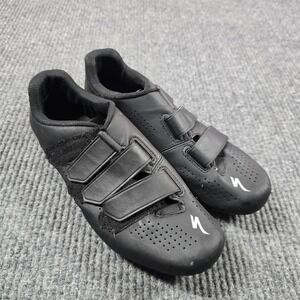 Specialized Torch 1.0 Road Cycling‎ Shoes Mens 9 EU 42 Black 3-Strap Clipless